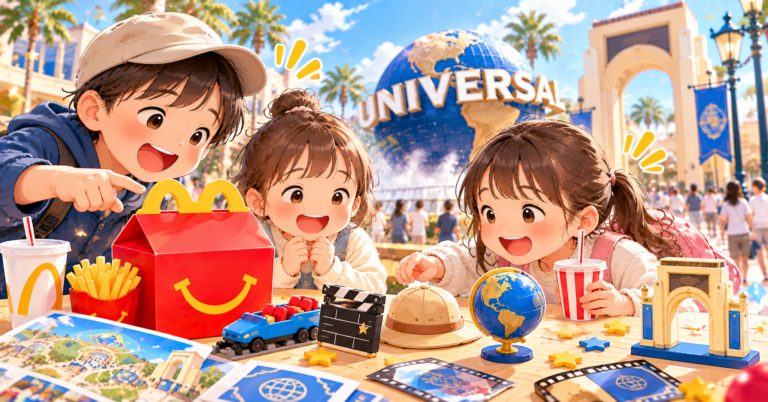 ハッピーセットUSJオールスターズ第2弾はいつから？おもちゃ全10種一覧と値段・売り切れ対策まとめ